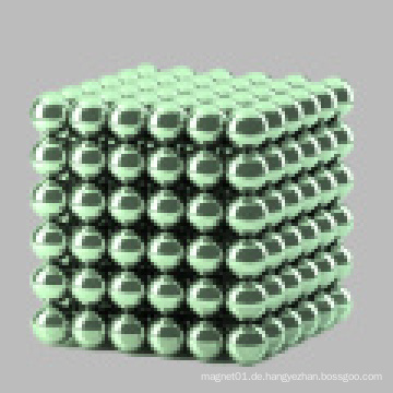 NdFeB farbige magnetische Perlen 216 ein Kasten